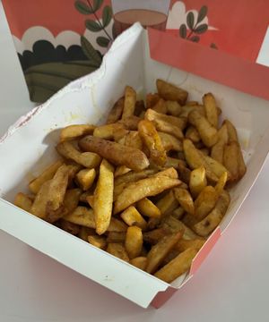 Peri peri fries at Tea Gully in Dubai