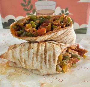 Chkn shawarma  at Tea Gully in Dubai