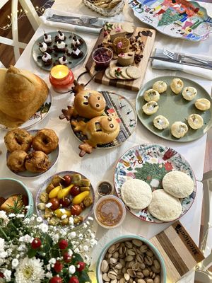 Table at Turmerican Vegetarian Cuisine in Novi