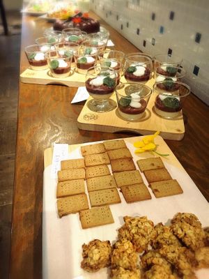 Vegan sweets buffet at Furomae Cafe in Tokyo