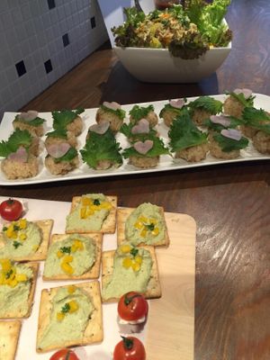 Vege party at Furomae Cafe in Tokyo