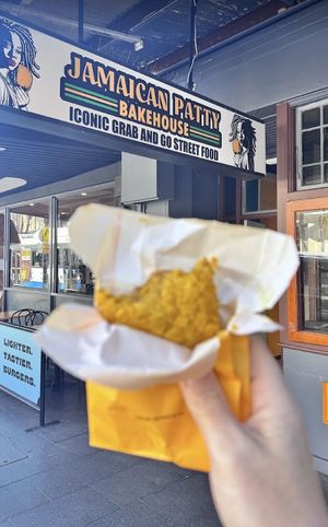Jamaican patty   at Jamaican Patty Bakehouse in Glebe