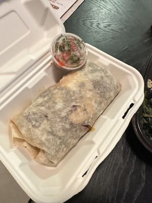 Seitan burrito  at De Mole II in Astoria