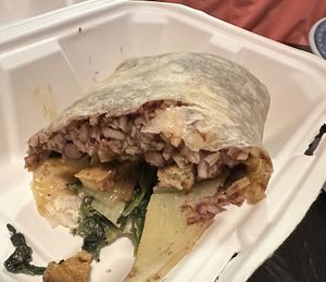 Seitan burrito  at De Mole II in Astoria
