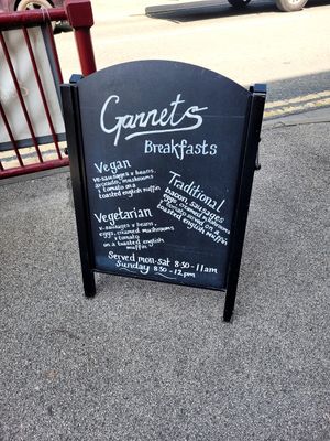 Didn't try as it was past 11 but saw this outside! at Gannets in Newark