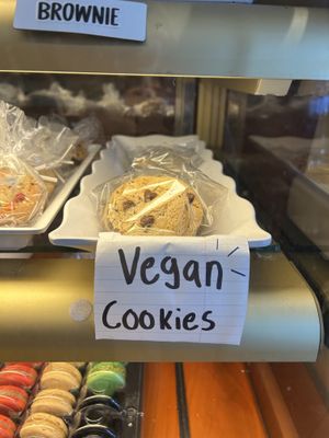 Their vegan chocolate chip cookie  at Main Street Sweets in Tarrytown