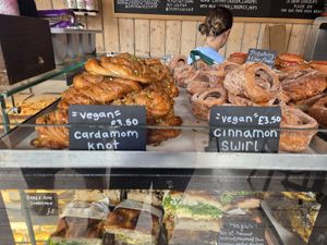 Vegan pastries at Little Loaf Redland in Bristol