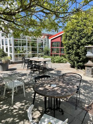 Terrace  at Hajé - de Aalscholver in Lelystad