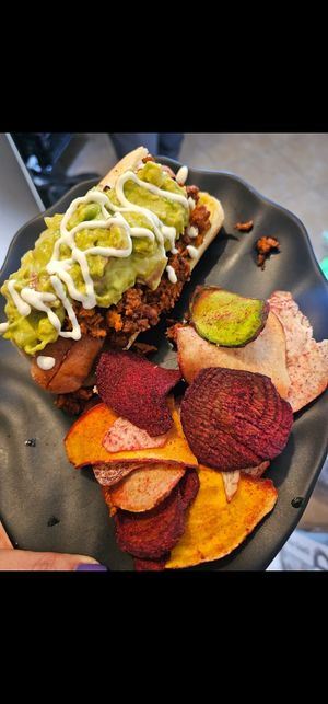 Hot dogs at Leguminosa in Mexico City