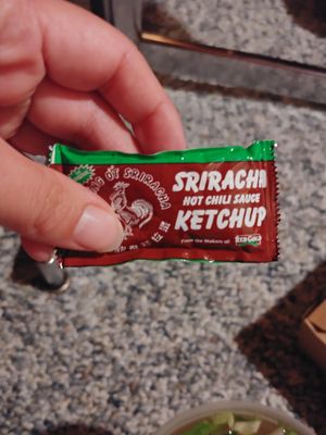 Siracha Ketchup at Lime and Basil in Chapel Hill