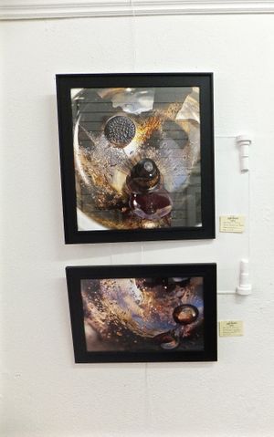 Locally made art  at Wholesome in Gorey