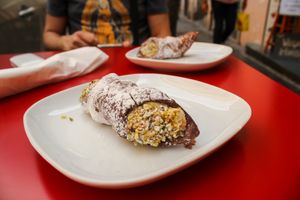 canoli at Vegan Art in Naples