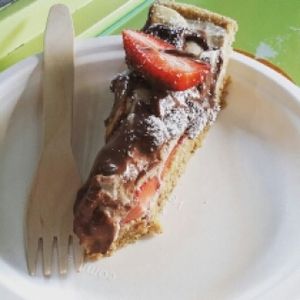 Sbuccia e Bevi yummy dessert! at Vegan Art in Naples