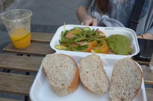 Salad at Vegan Art in Naples