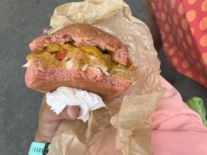 Sbuccia bomb  at Vegan Art in Naples