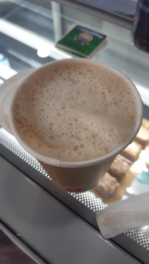 Cappuccino at Vegan Art in Naples