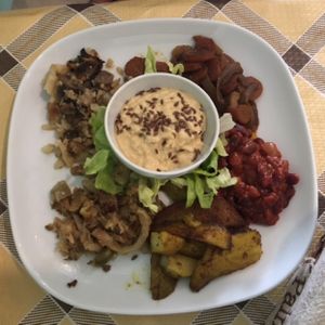 Greens Plate at Vegan Art in Naples