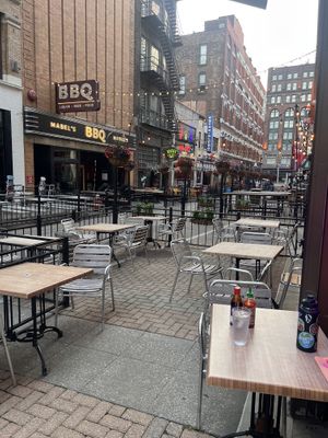 Outside seating  at Saigon Restaurant & Bar | Vietnamese in Cleveland
