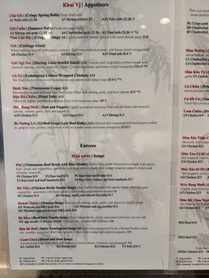 V, V*, must ask for it to be vegan  at Saigon Restaurant & Bar | Vietnamese in Cleveland