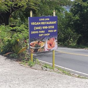 Other sign at Pilgrim Terrace entrance.   at Love Livin in St Thomas