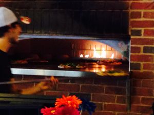 brick oven at Your Pie - Broadway in Columbus