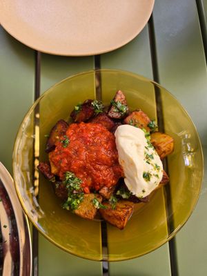 Bravas at Kind Kitchen in Barcelona