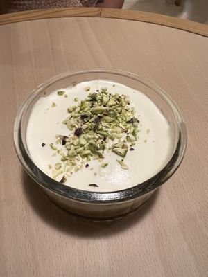 Pistachio tiramisuu  at Kind Kitchen in Barcelona