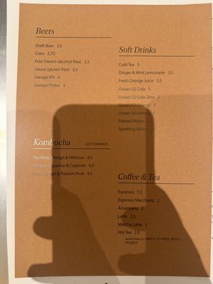 Menu  at Kind Kitchen in Barcelona