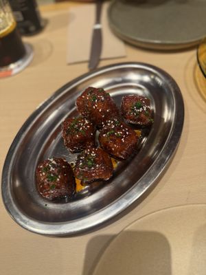 Crispy tofu nuggets   at Kind Kitchen in Barcelona