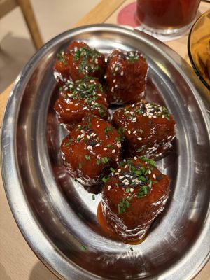 Crispy tofu  at Kind Kitchen in Barcelona