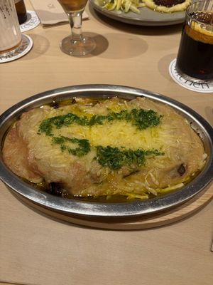 Mushroom canneloni  at Kind Kitchen in Barcelona