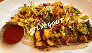 Tofu plate   at Leon's Full Service in Decatur