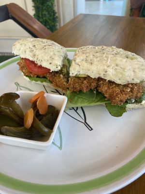 Pepito de Milanesa at Verde Vegan in Acapulco