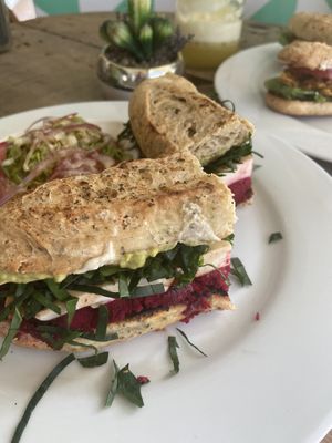 Baguette Condesa #Veganuary at Verde Vegan in Acapulco