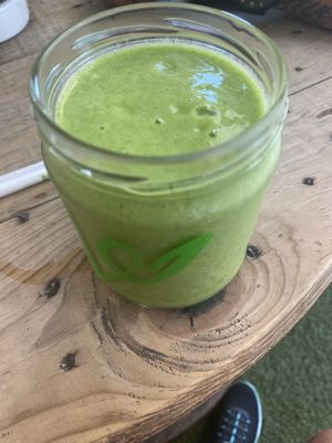 Mango Verde Smoothie - Yum!  at Verde Vegan in Acapulco