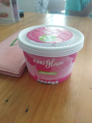 Helado de snickers at Verde Vegan in Acapulco