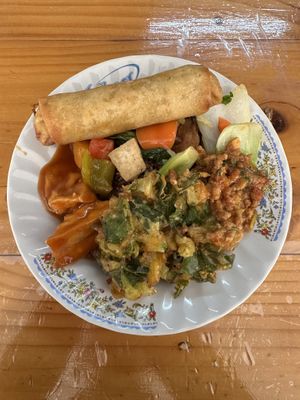   at Oasis Vegetaurant in Chiang Rai