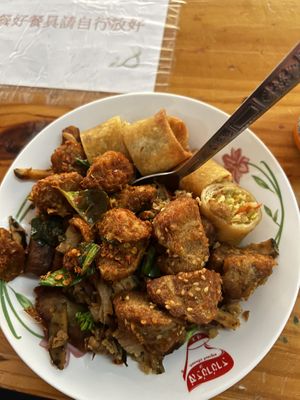   at Oasis Vegetaurant in Chiang Rai