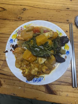   at Oasis Vegetaurant in Chiang Rai