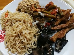 45 thb  at Oasis Vegetaurant in Chiang Rai