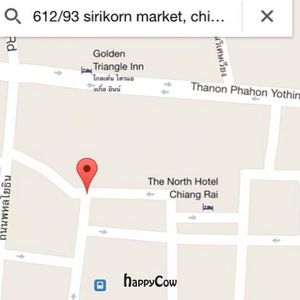 tucked away a bit! this should help. at Oasis Vegetaurant in Chiang Rai