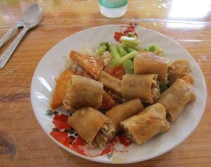 Again, I wasn't too sure what this was. But it was still good. at Oasis Vegetaurant in Chiang Rai