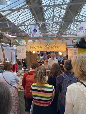 Very popular stand! at Vegan Garden London - Food Stand in South East London