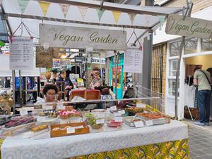 Found the stall open today, on a Friday: during school hols at Vegan Garden London - Food Stand in South East London