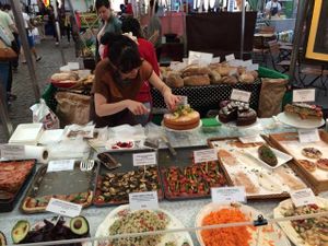 :) at Vegan Garden London - Food Stand in South East London