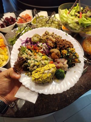 Buffet livre at Dom Veggie in Curitiba