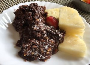 Desserts. at Dom Veggie in Curitiba