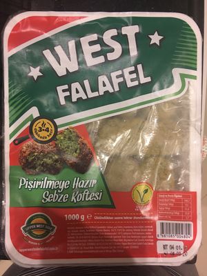 Frozen Falafel package at Upper West Side Falafel in Istanbul