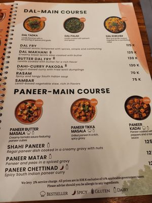 Menu july 2026 at AYODHYA Indian Pure Veg & Jain Restaurant BALI in Kuta