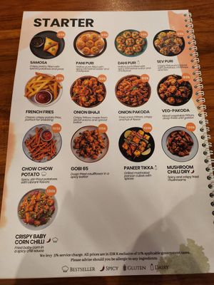 Menu july 2026 at AYODHYA Indian Pure Veg & Jain Restaurant BALI in Kuta